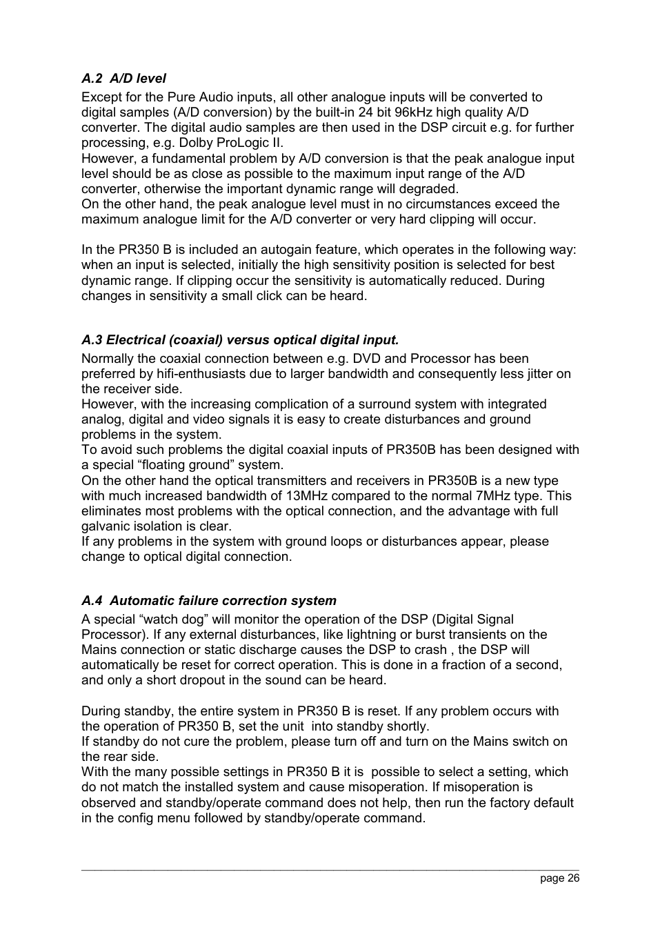 Thule PR350 B V350 User Manual | Page 26 / 26