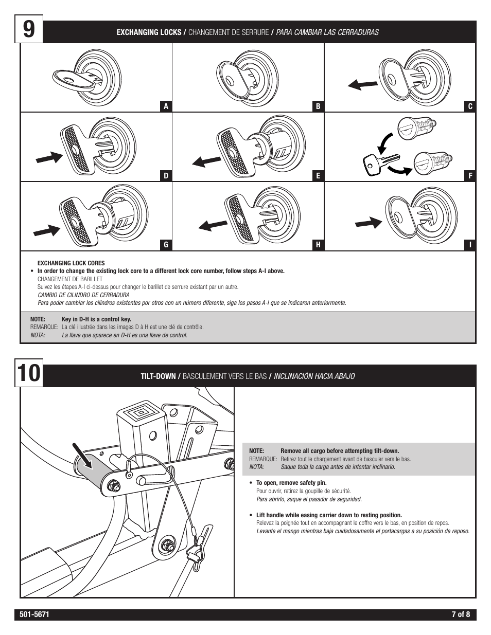 Thule Transporter Combi 665C User Manual | Page 7 / 10