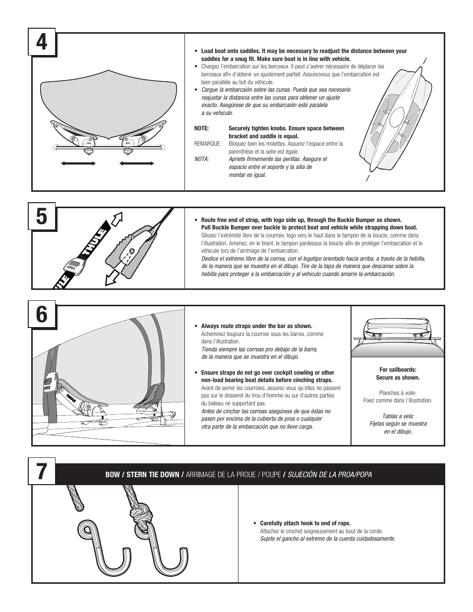 Thule Set-to-Go Saddle 878xt User Manual | Page 3 / 6
