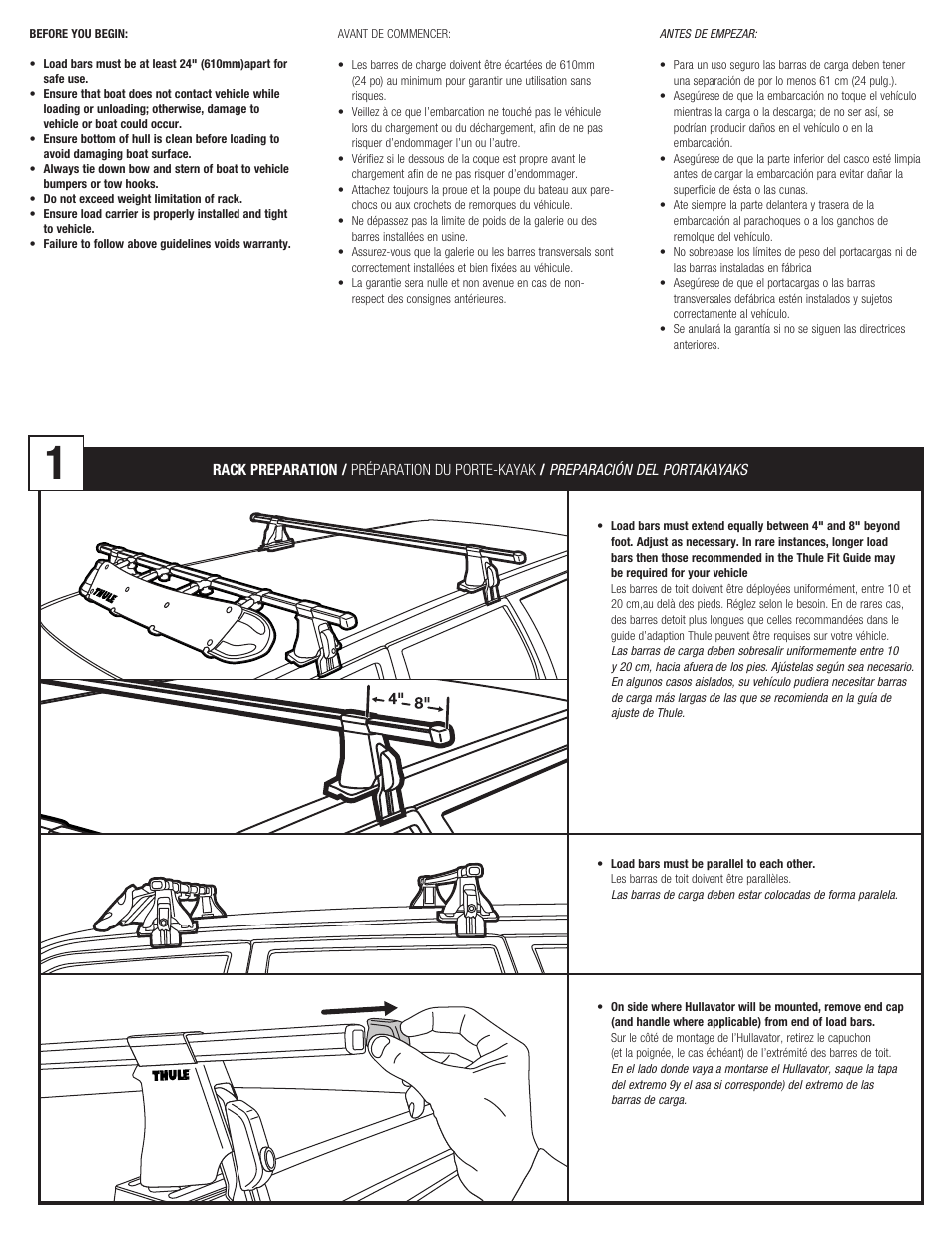 Thule 897xt User Manual | Page 2 / 12