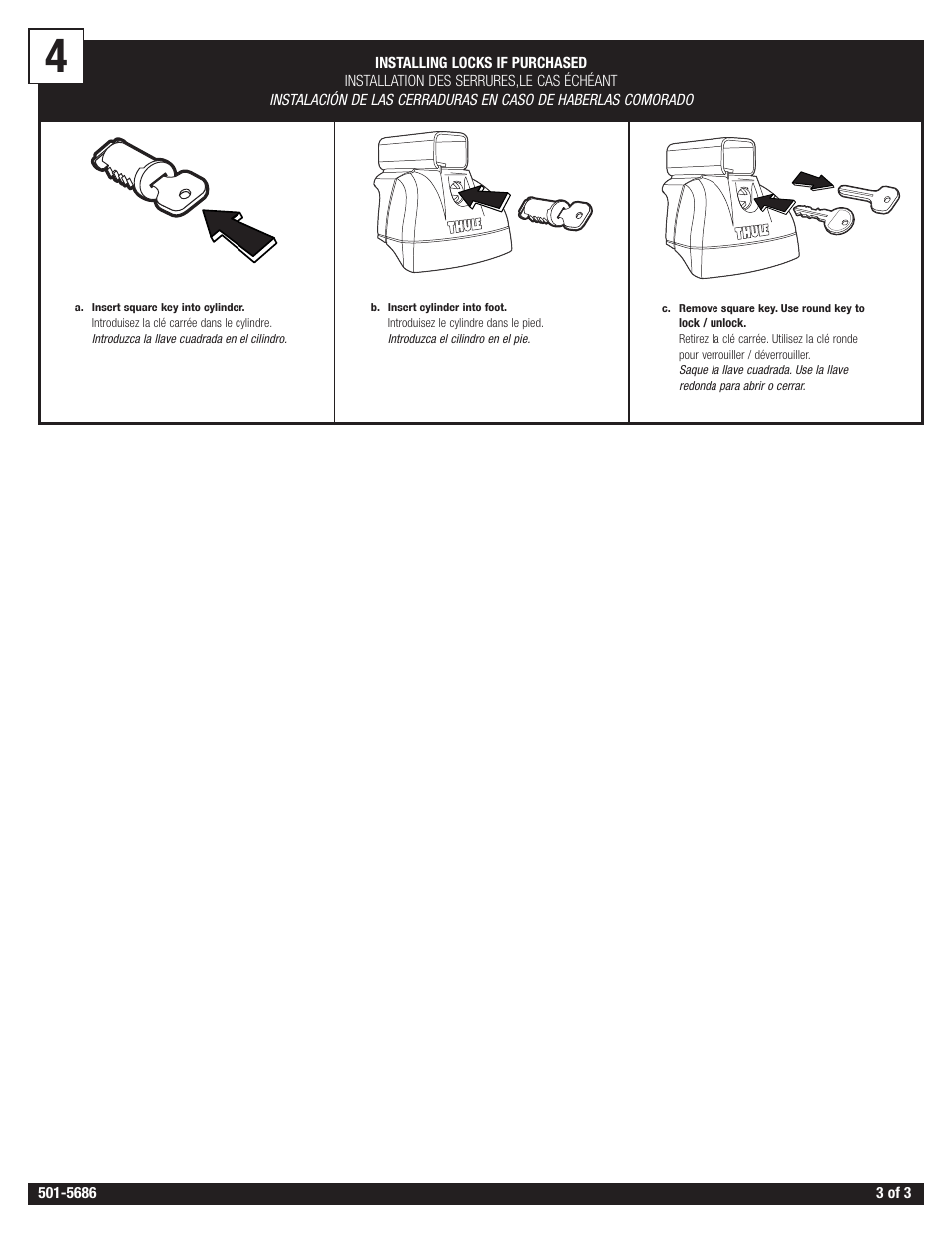 Thule 460 User Manual | Page 3 / 5