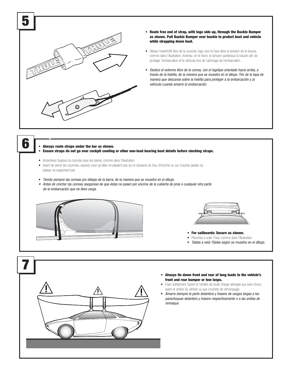 Thule Set-to-Go Saddle 878 User Manual | Page 3 / 5