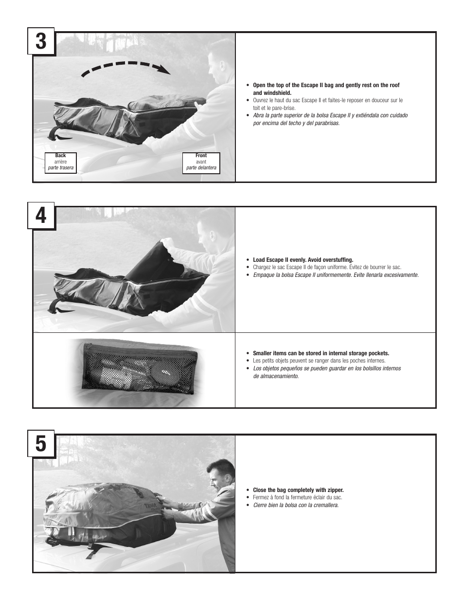 Thule 866 - Escape II User Manual | Page 2 / 5