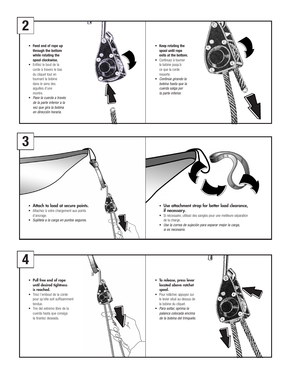 Thule QUICKDRAW RACHET TIE-DOWNS 855 User Manual | Page 2 / 3