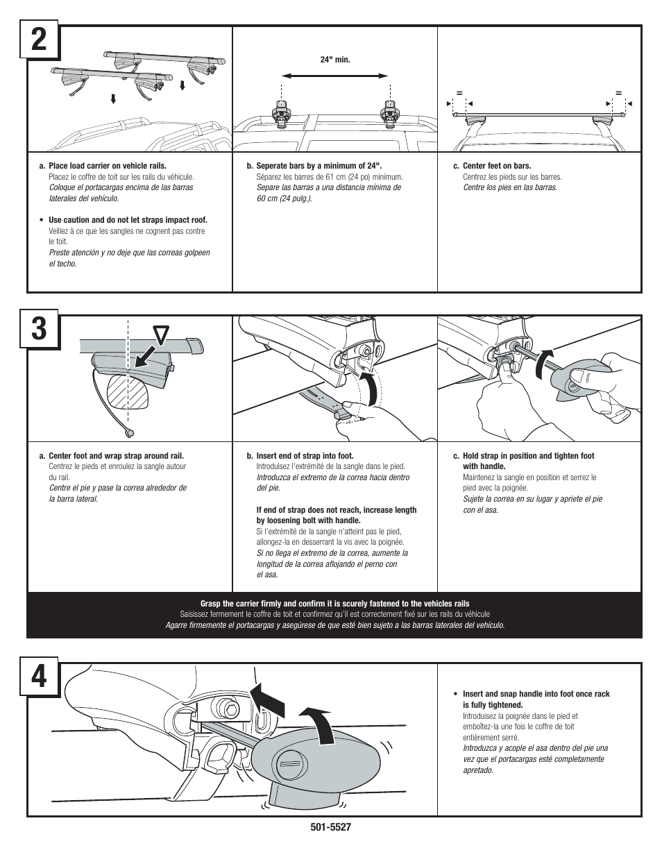 Thule Rapid CrossRoad 450R User Manual | Page 2 / 4