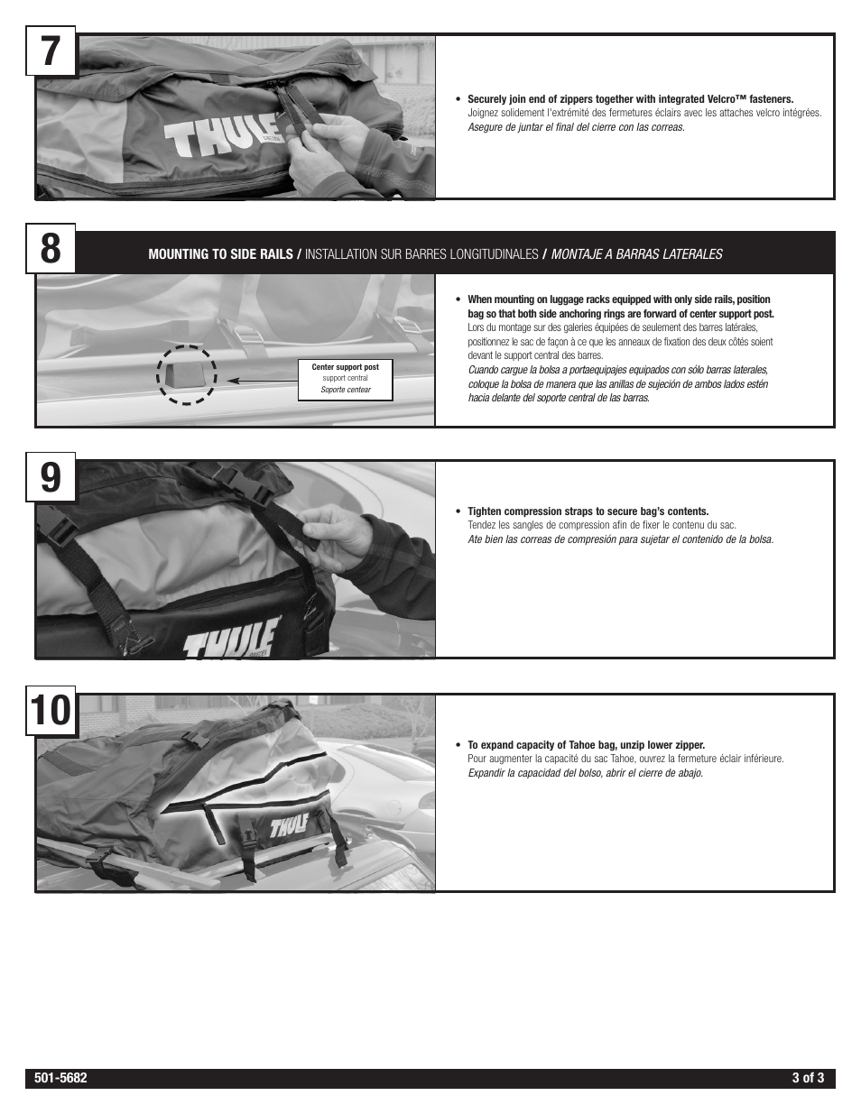 Thule Tahoe Bag 867 User Manual | Page 3 / 5