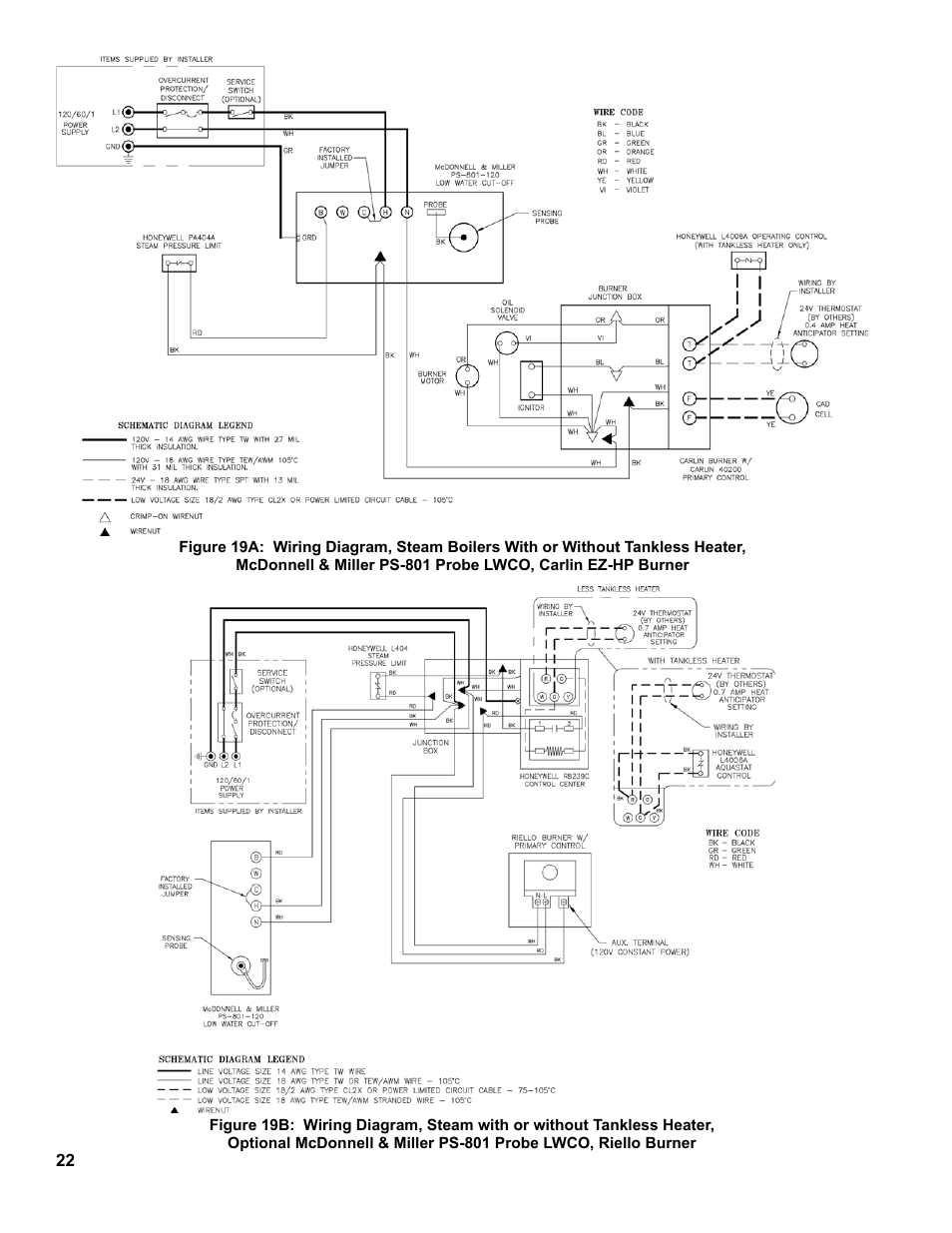 The New Yorker Store Cast Iron-Oil Fired Boiler CL User Manual | Page 22 / 52