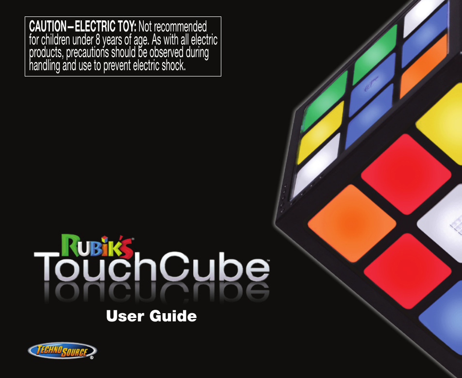 Techno Source Rubik's TouchCube User Manual | 15 pages