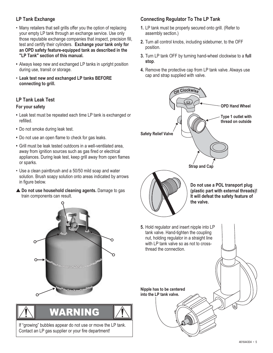 Warning | Thermos 461644304 User Manual | Page 5 / 12