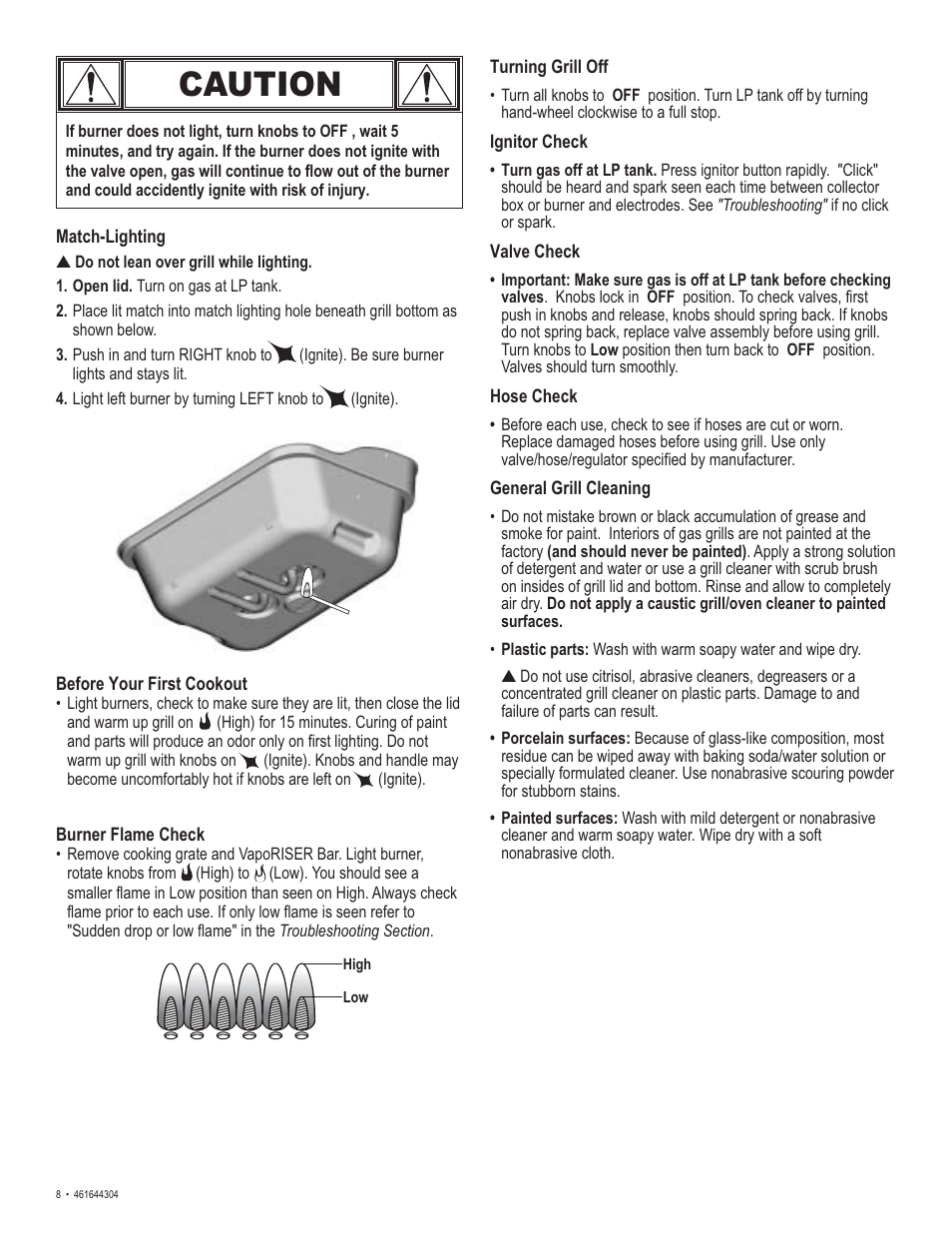 Caution | Thermos 461644304 User Manual | Page 8 / 12