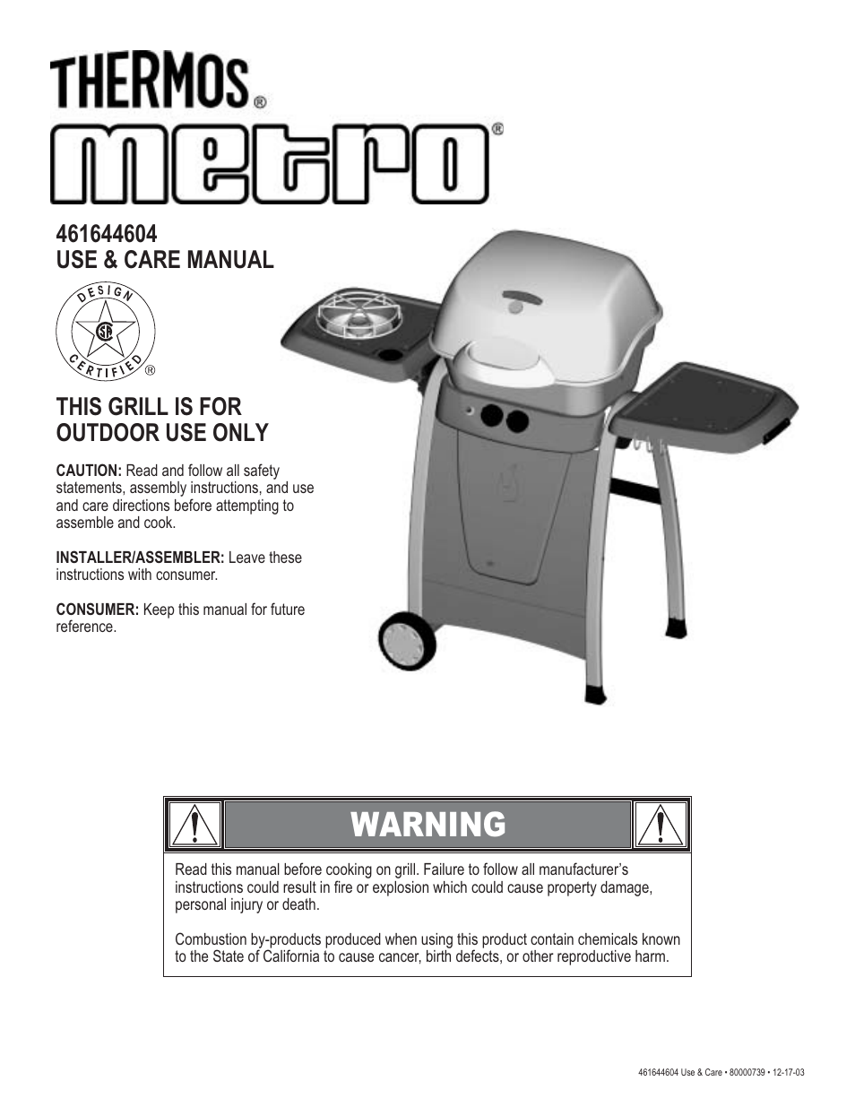 Thermos 461644604 User Manual | 12 pages