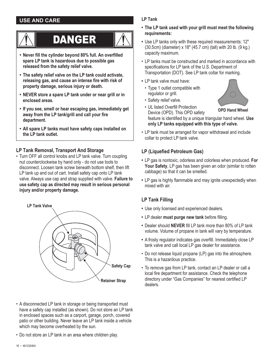 Danger | Thermos 461230404 User Manual | Page 16 / 24