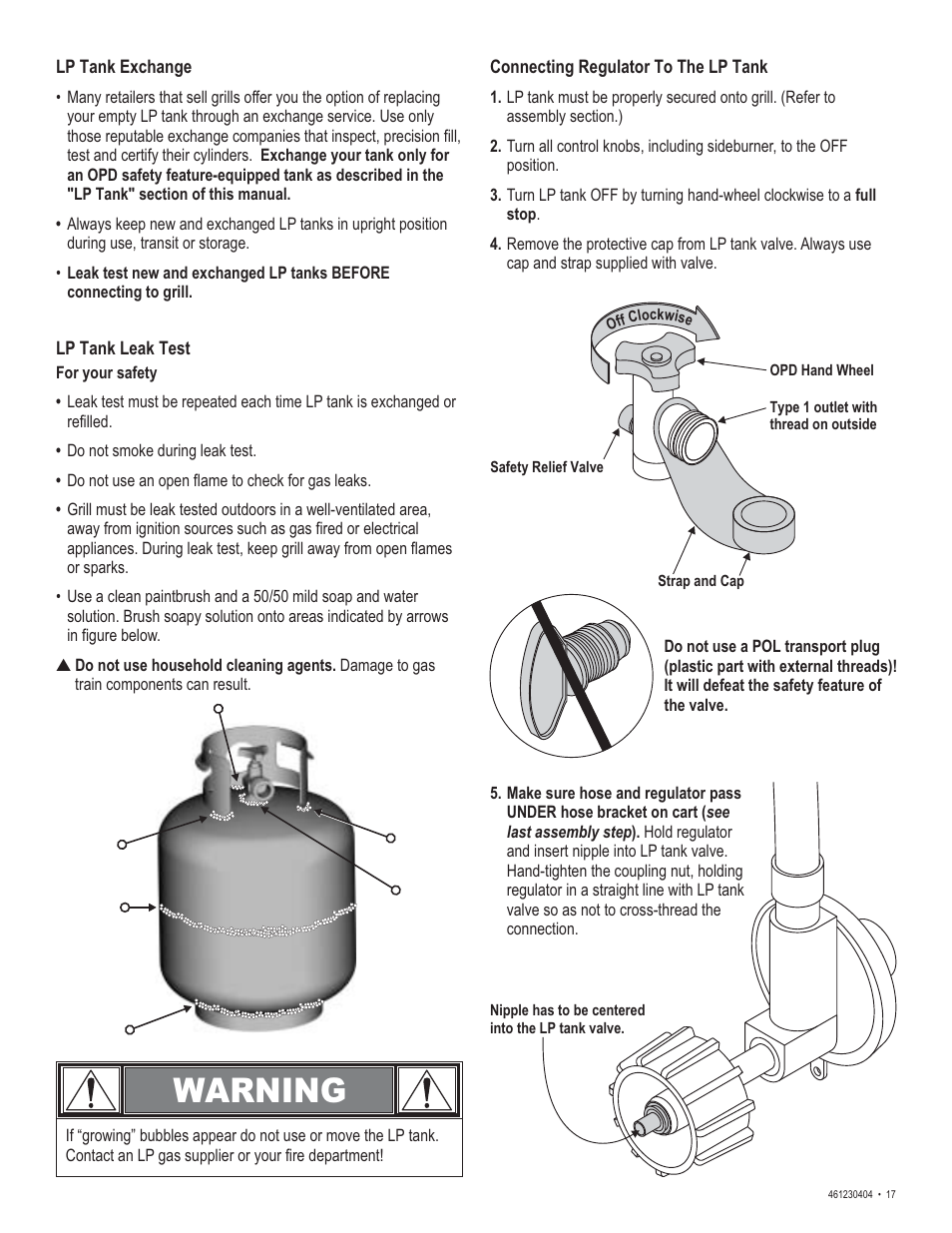 Warning | Thermos 461230404 User Manual | Page 17 / 24