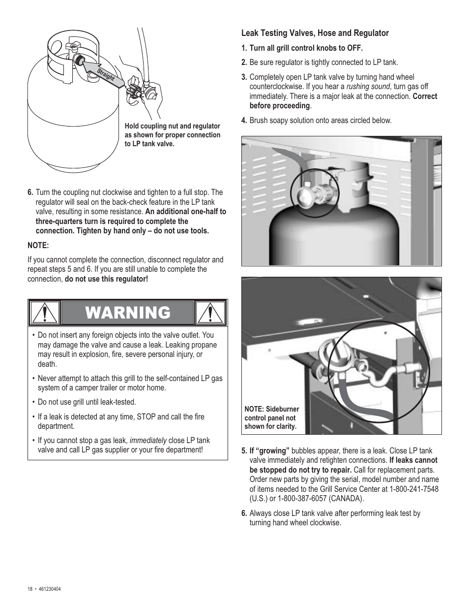 Warning | Thermos 461230404 User Manual | Page 18 / 24