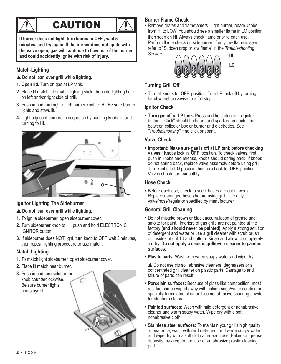 Caution | Thermos 461230404 User Manual | Page 20 / 24