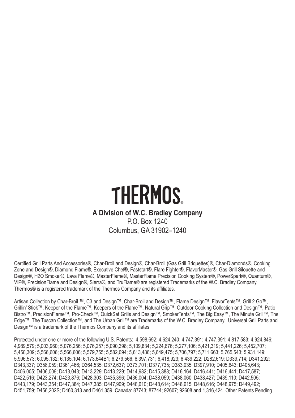 Thermos 465630003 User Manual | Page 32 / 32