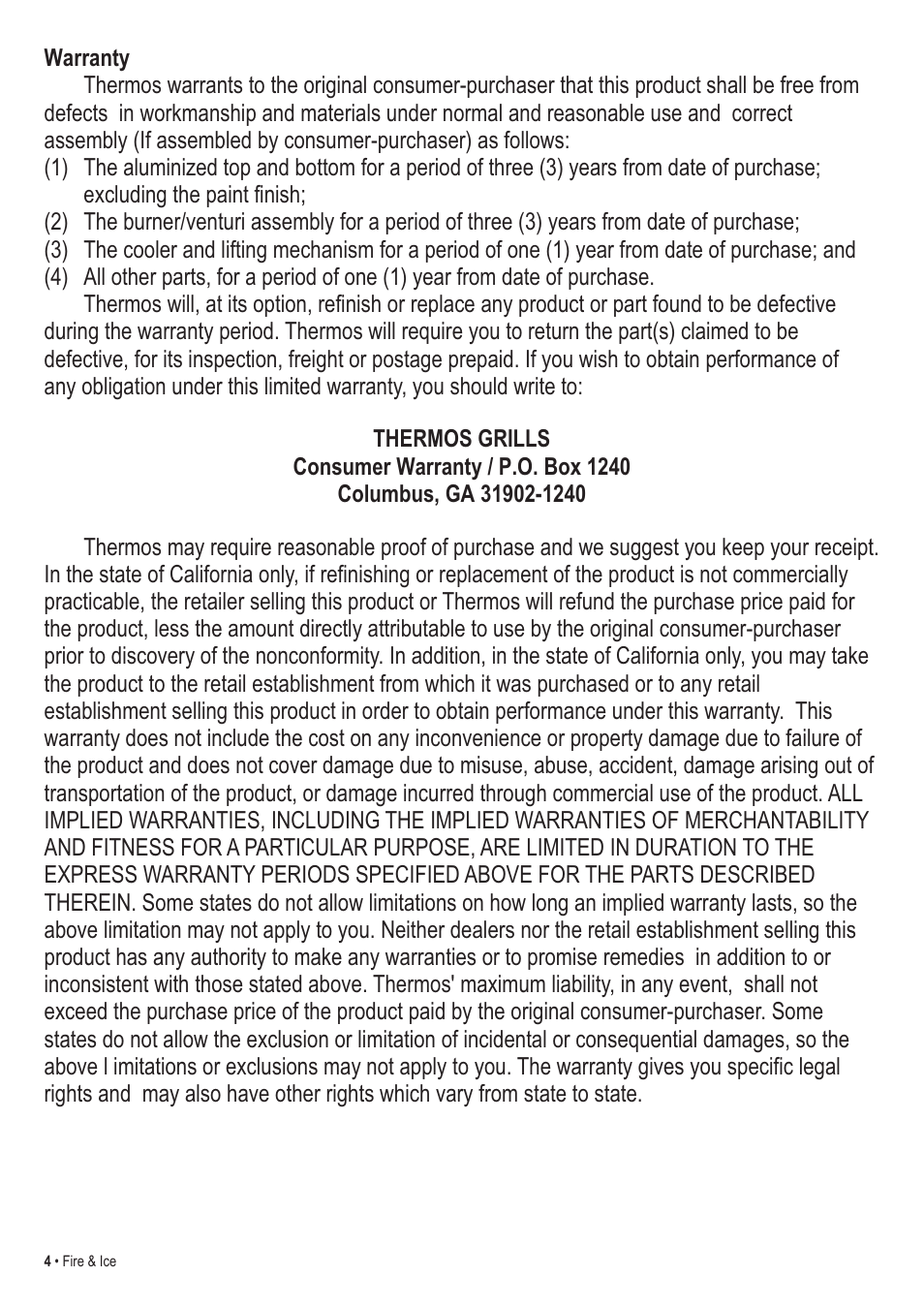 Thermos 465630003 User Manual | Page 4 / 32