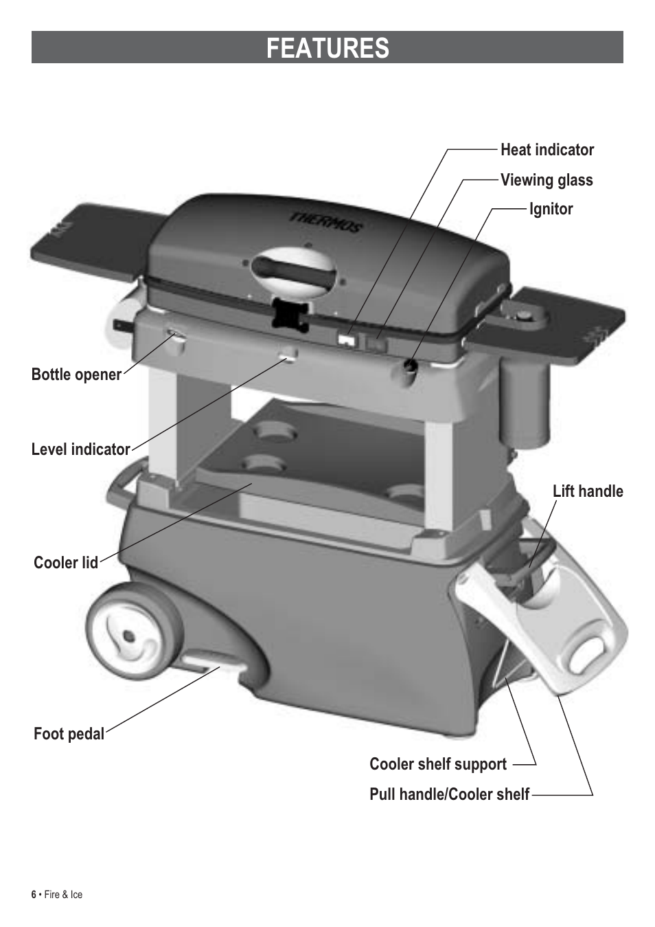 Features | Thermos 465630003 User Manual | Page 6 / 32