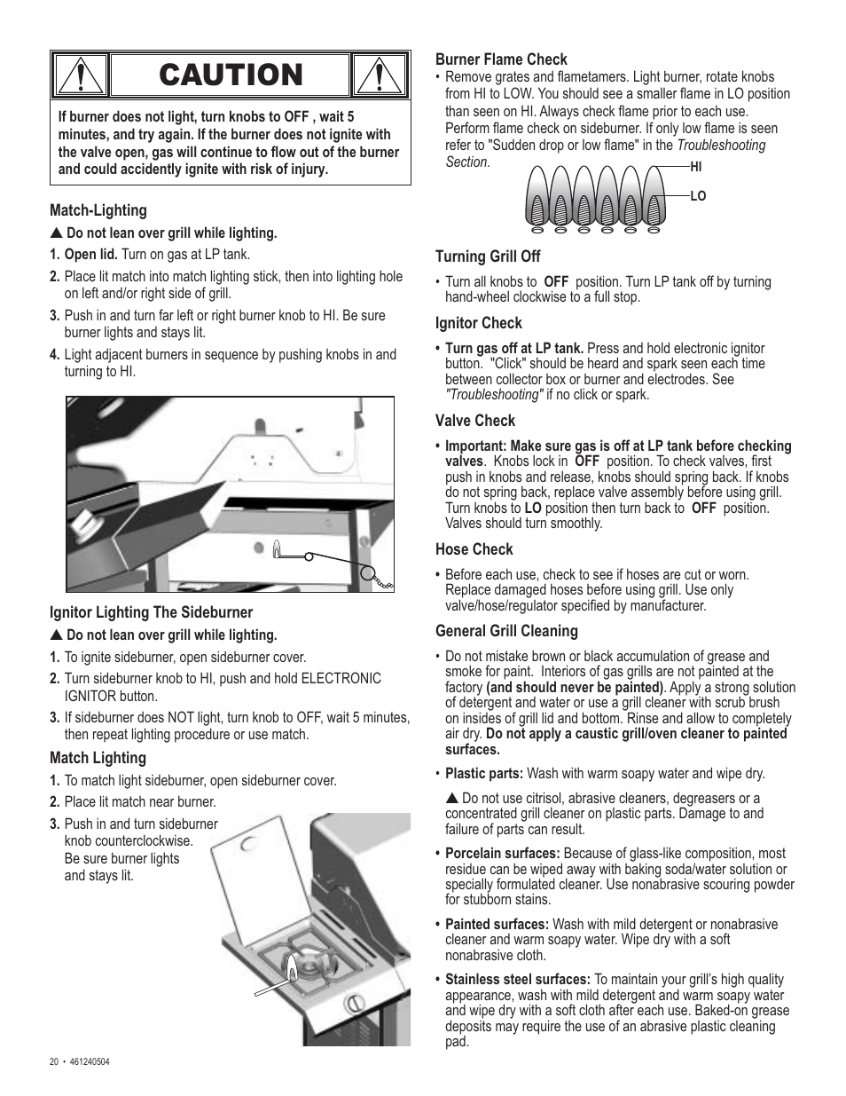 Caution | Thermos 461240504 User Manual | Page 20 / 28
