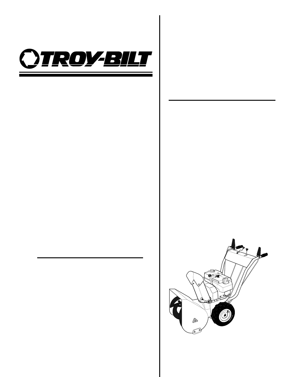 Troy-Bilt 42012 User Manual | 32 pages