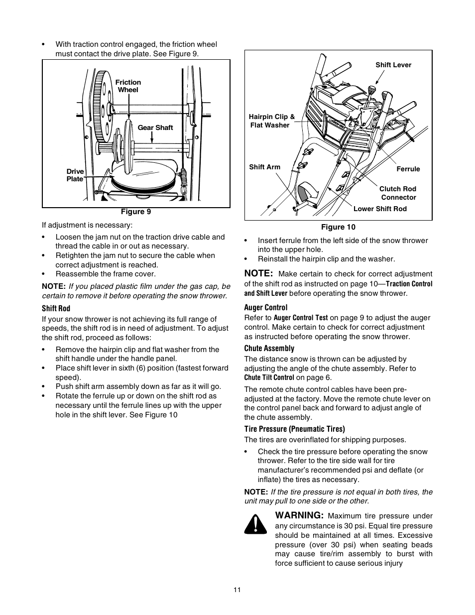 Troy-Bilt 7524 User Manual | Page 11 / 28