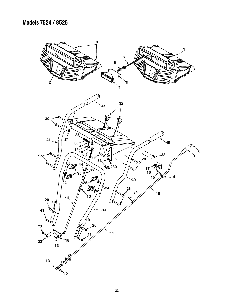 Troy-Bilt 7524 User Manual | Page 22 / 28