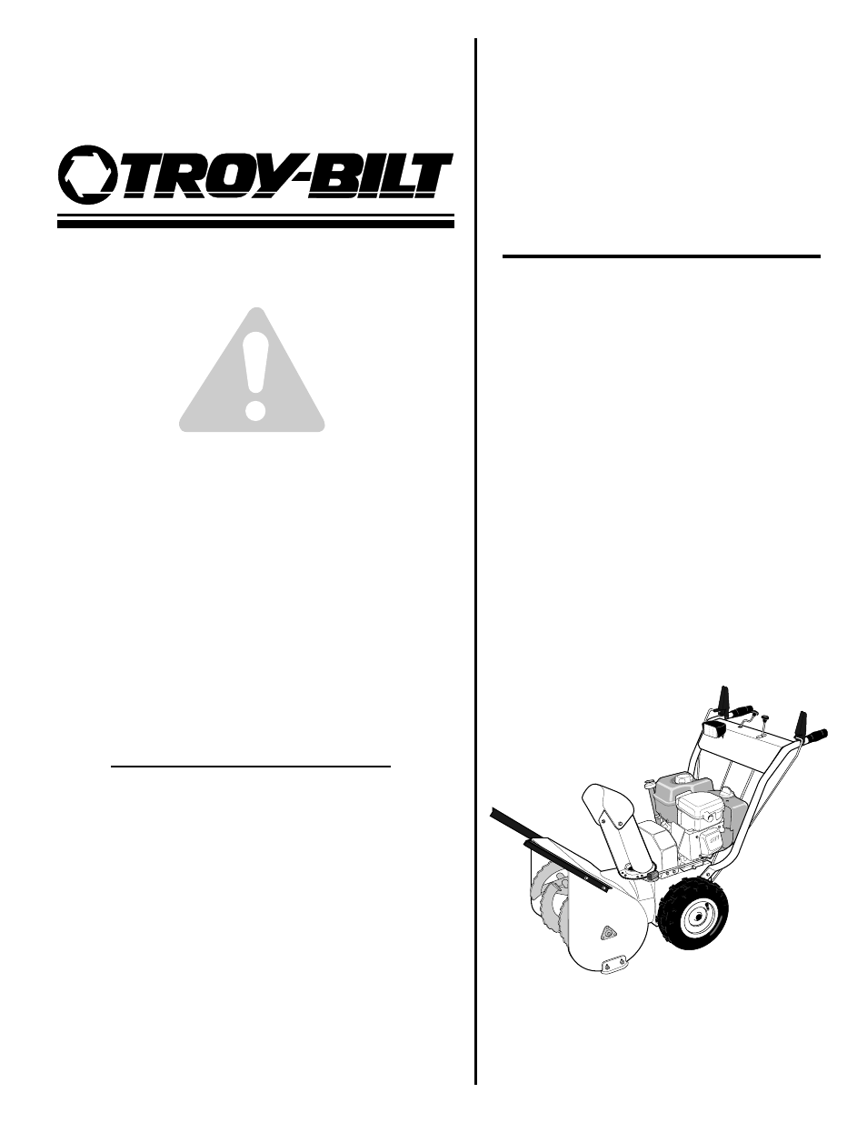 Troy-Bilt 42051 User Manual | 32 pages