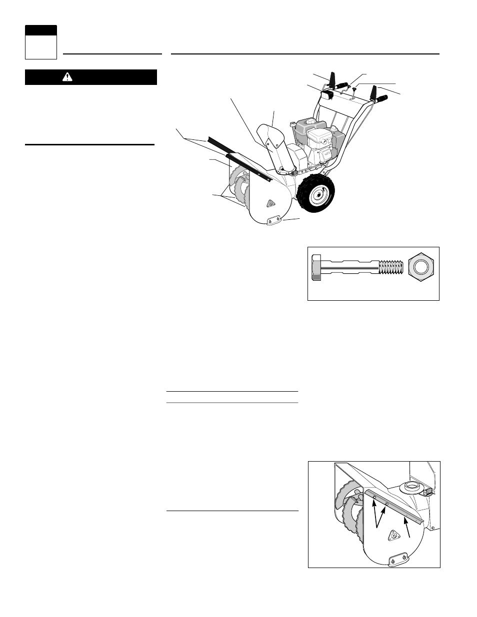 Assembly, Warning | Troy-Bilt 42051 User Manual | Page 6 / 32