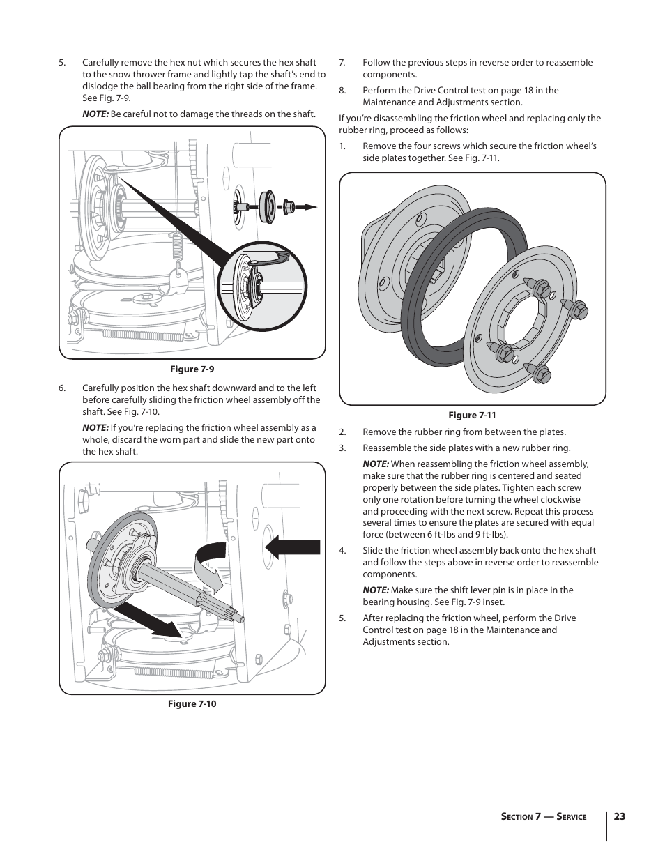 Troy-Bilt 2410 User Manual | Page 23 / 56