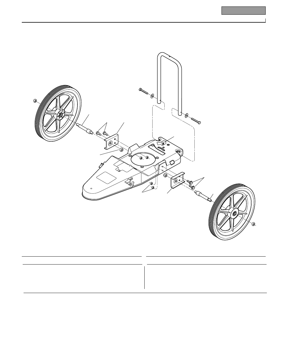 Parts list | Troy-Bilt 52070 User Manual | Page 25 / 28