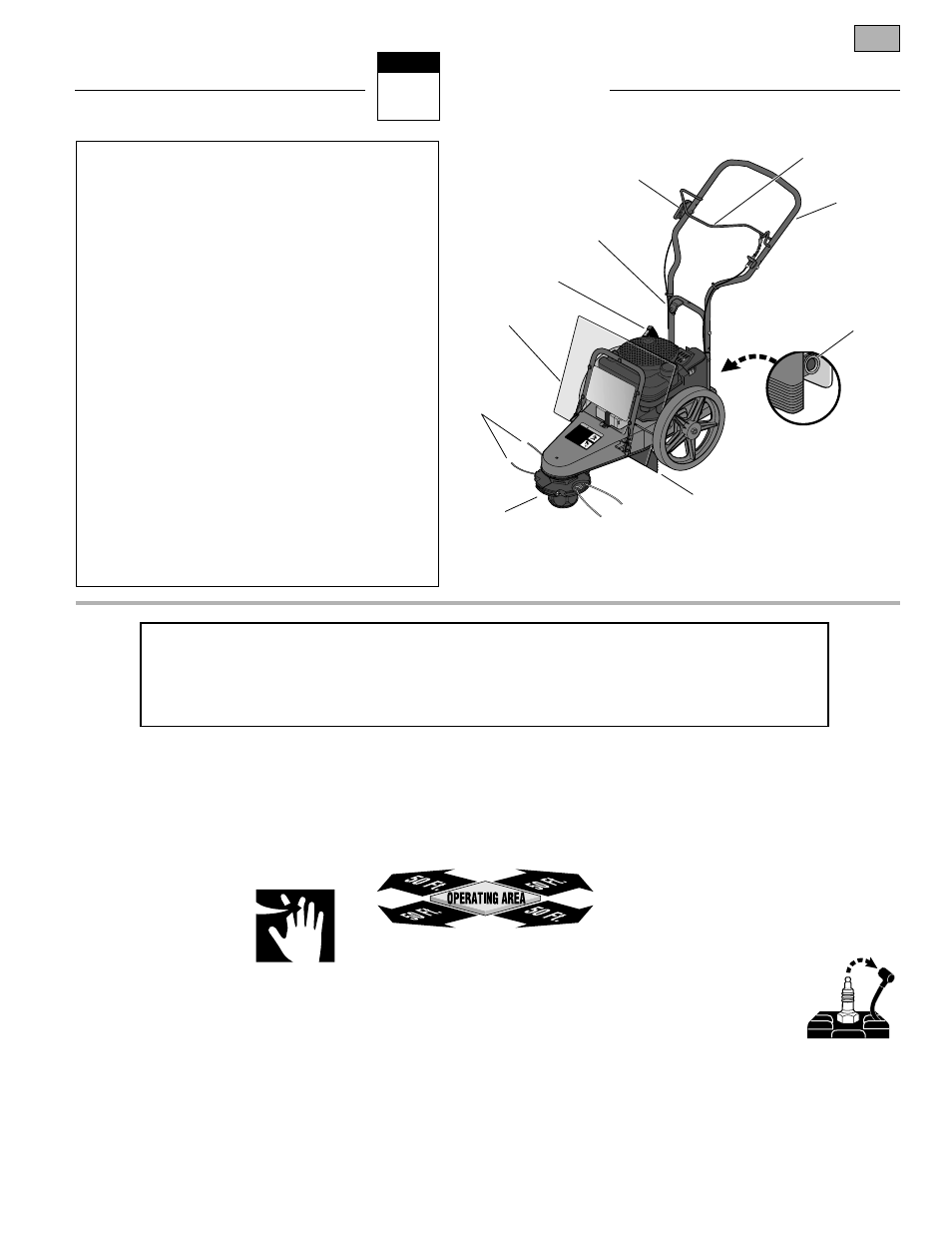 Safety, General operation | Troy-Bilt 52070 User Manual | Page 3 / 28