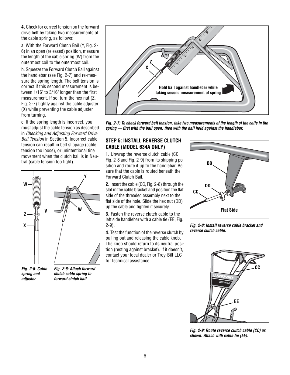 Troy-Bilt 634K--ProLine User Manual | Page 8 / 32