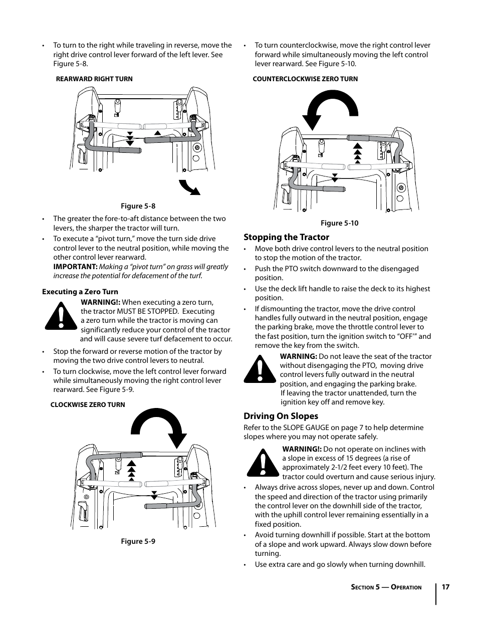 Troy-Bilt Mustang RZT User Manual | Page 17 / 72