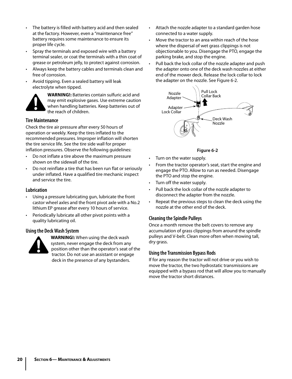 Troy-Bilt Mustang RZT User Manual | Page 20 / 72