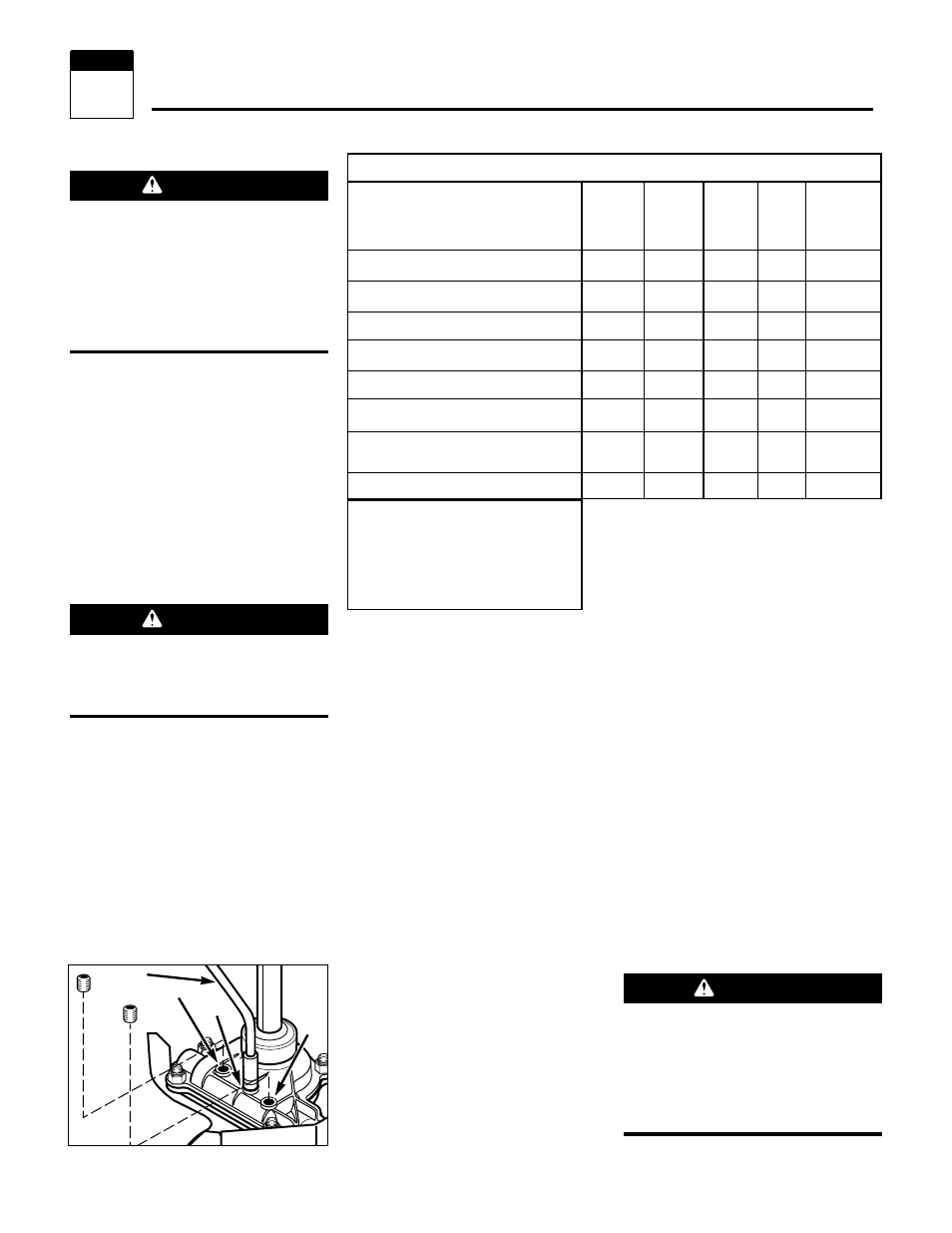 Maintenance, Warning | Troy-Bilt 12235 User Manual | Page 11 / 20