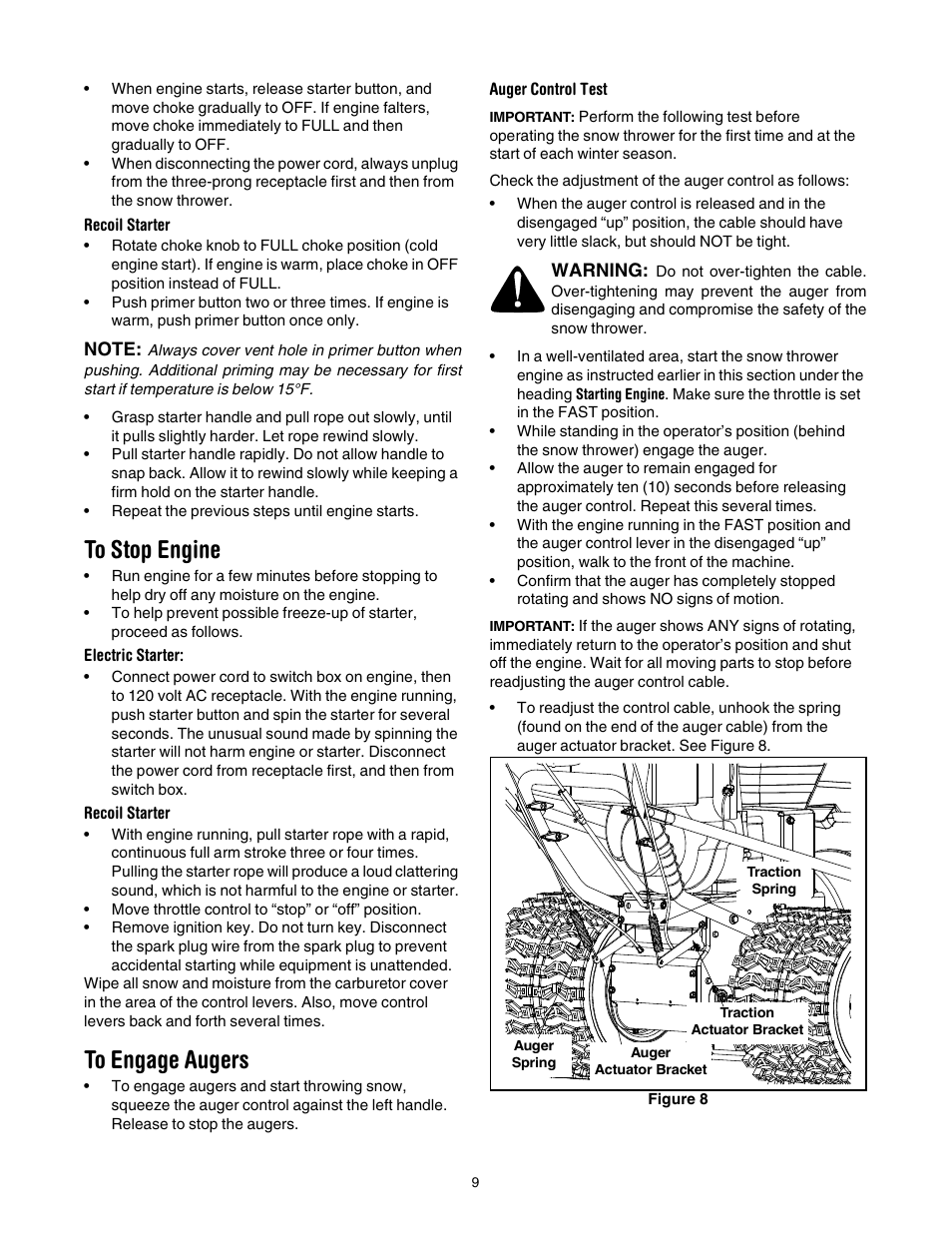 Troy-Bilt 13045 User Manual | Page 9 / 28