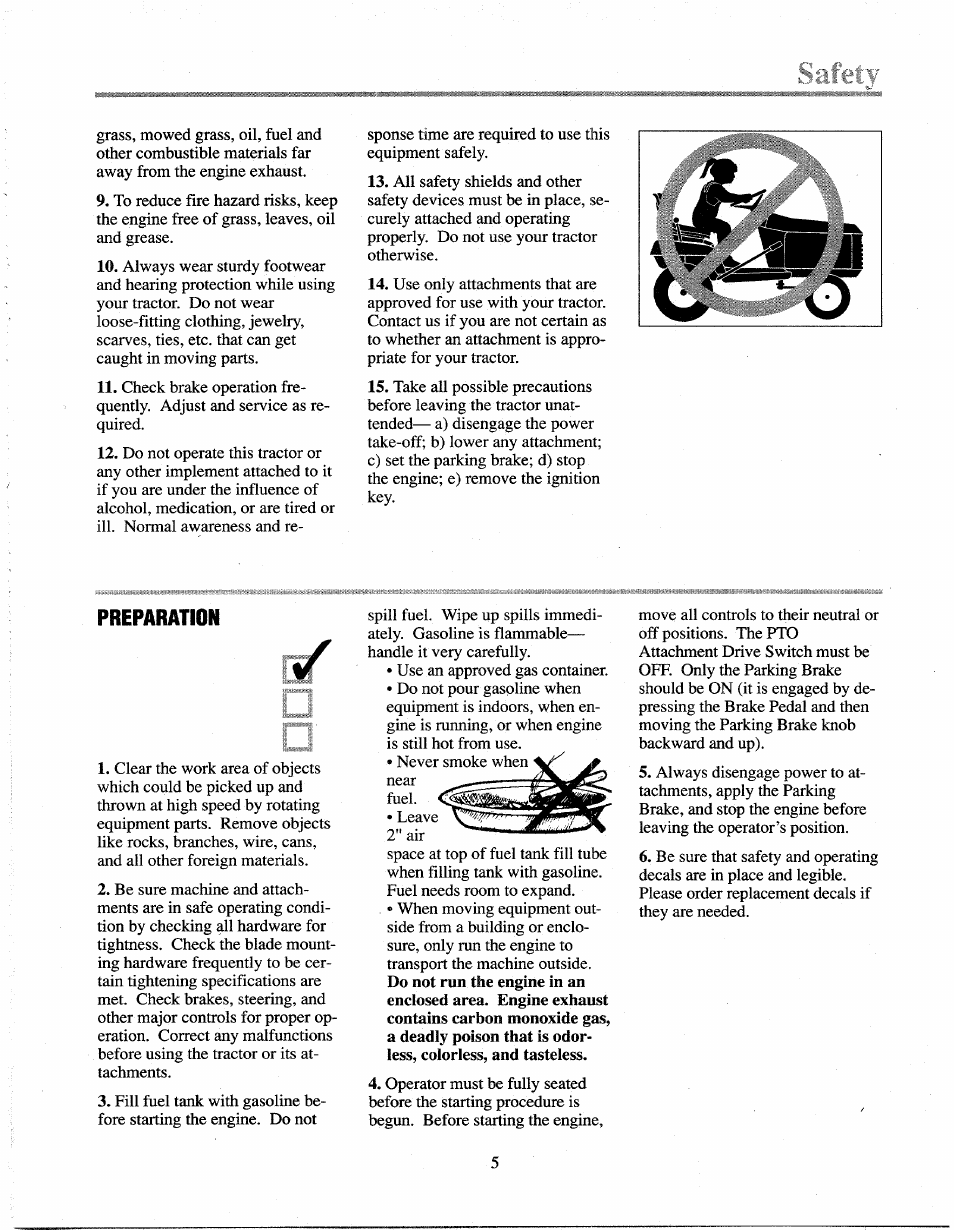 Saft, Preparation | Troy-Bilt 13027 User Manual | Page 5 / 32