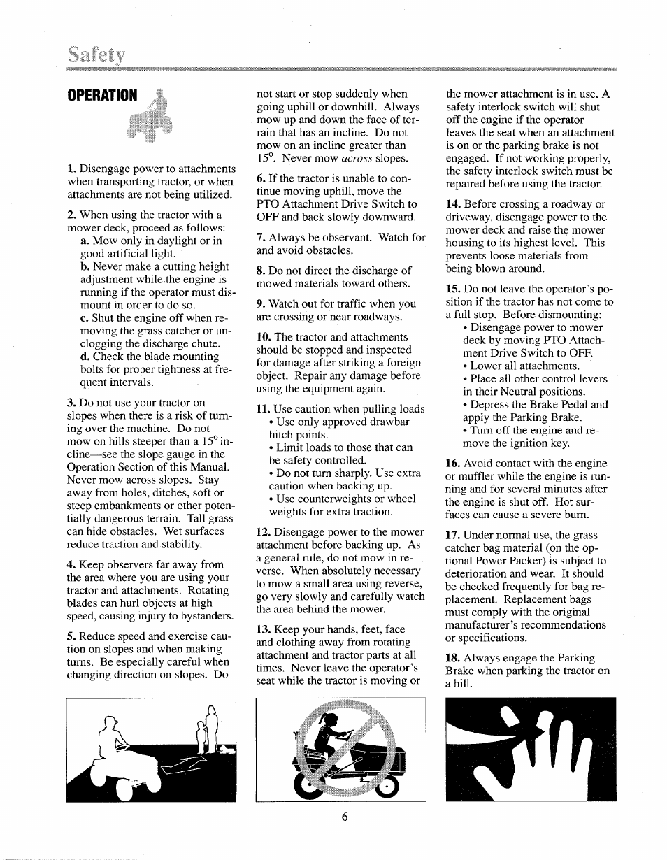 Operation | Troy-Bilt 13027 User Manual | Page 6 / 32