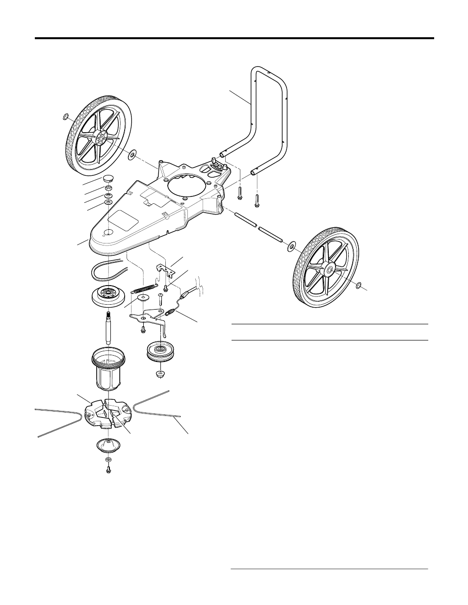 Parts list | Troy-Bilt 52058 User Manual | Page 22 / 24