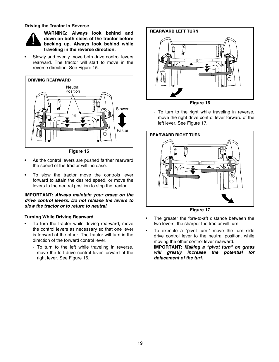 Troy-Bilt RZT 50 User Manual | Page 19 / 36