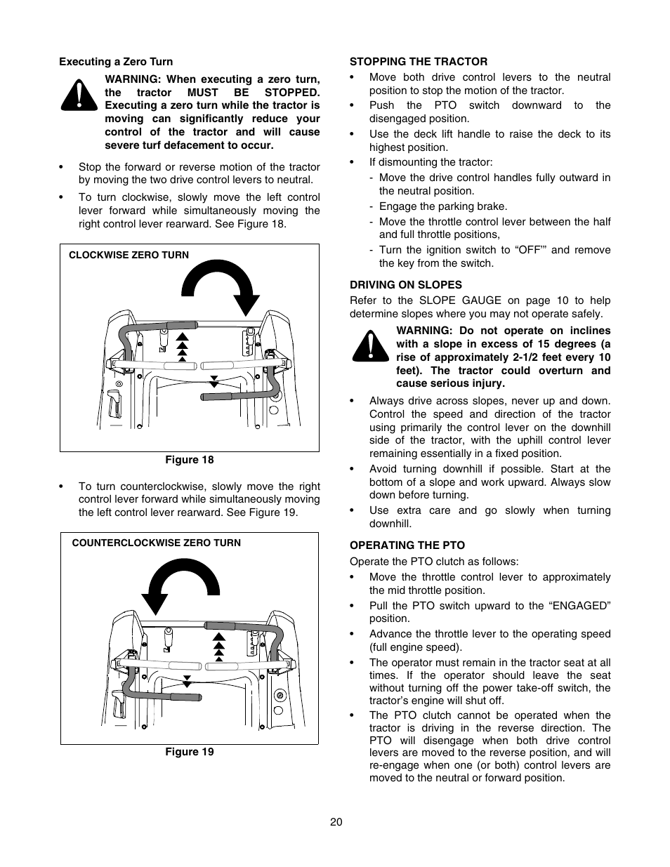 Troy-Bilt RZT 50 User Manual | Page 20 / 36