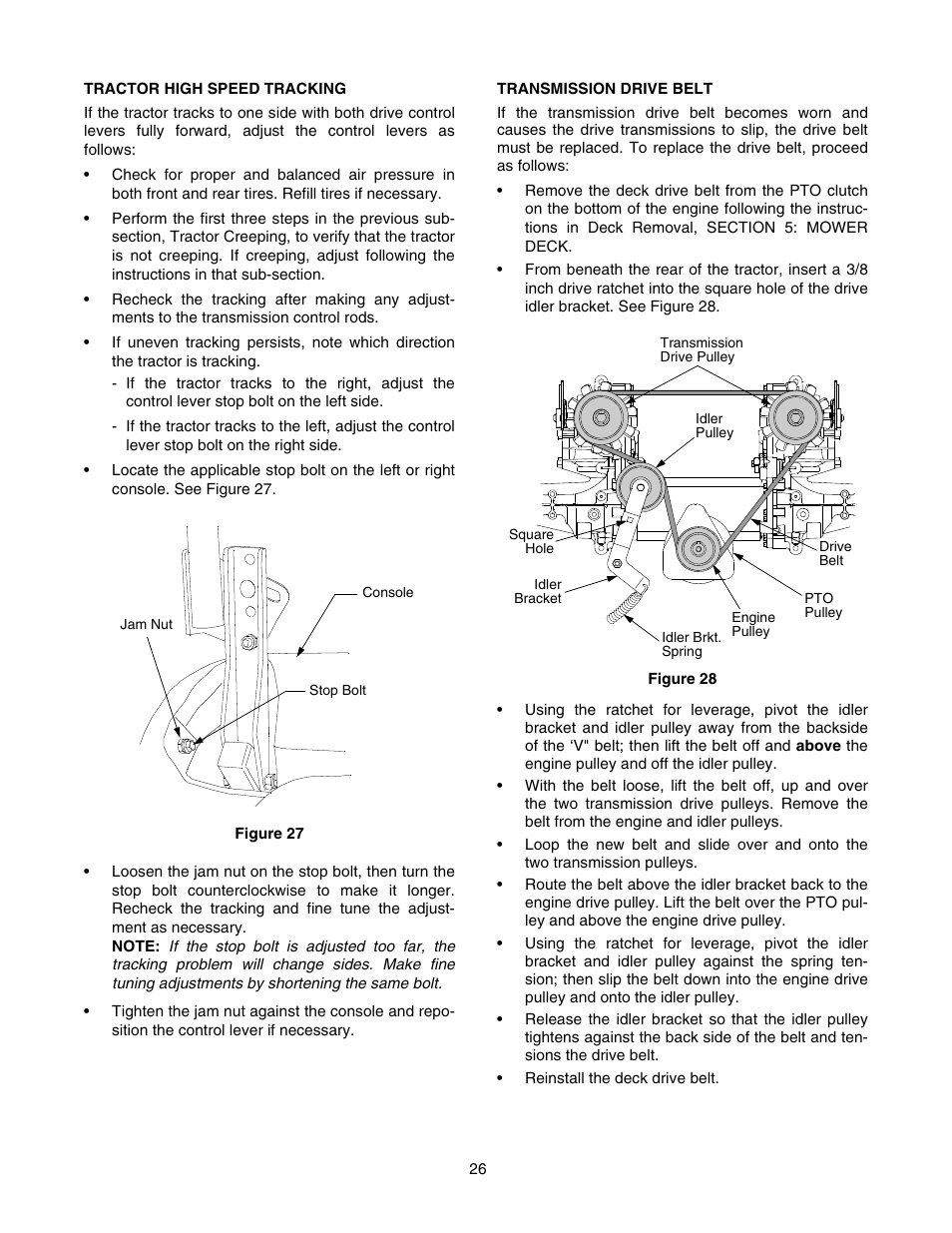 Troy-Bilt RZT 50 User Manual | Page 26 / 36