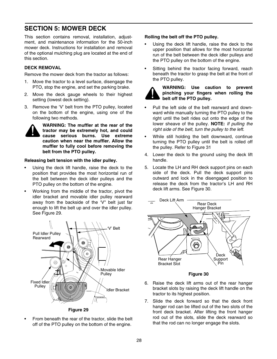 Troy-Bilt RZT 50 User Manual | Page 28 / 36