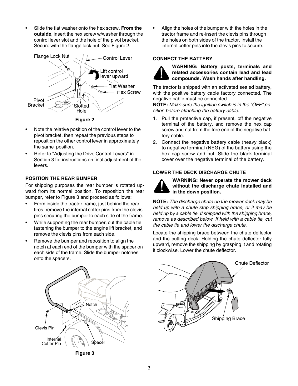 Troy-Bilt RZT 50 User Manual | Page 3 / 36