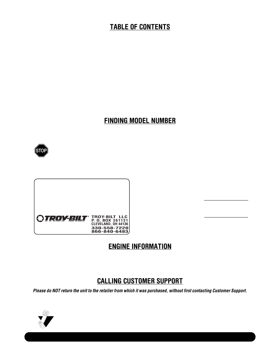 Troy-Bilt 31AH7T74063 User Manual | Page 2 / 28