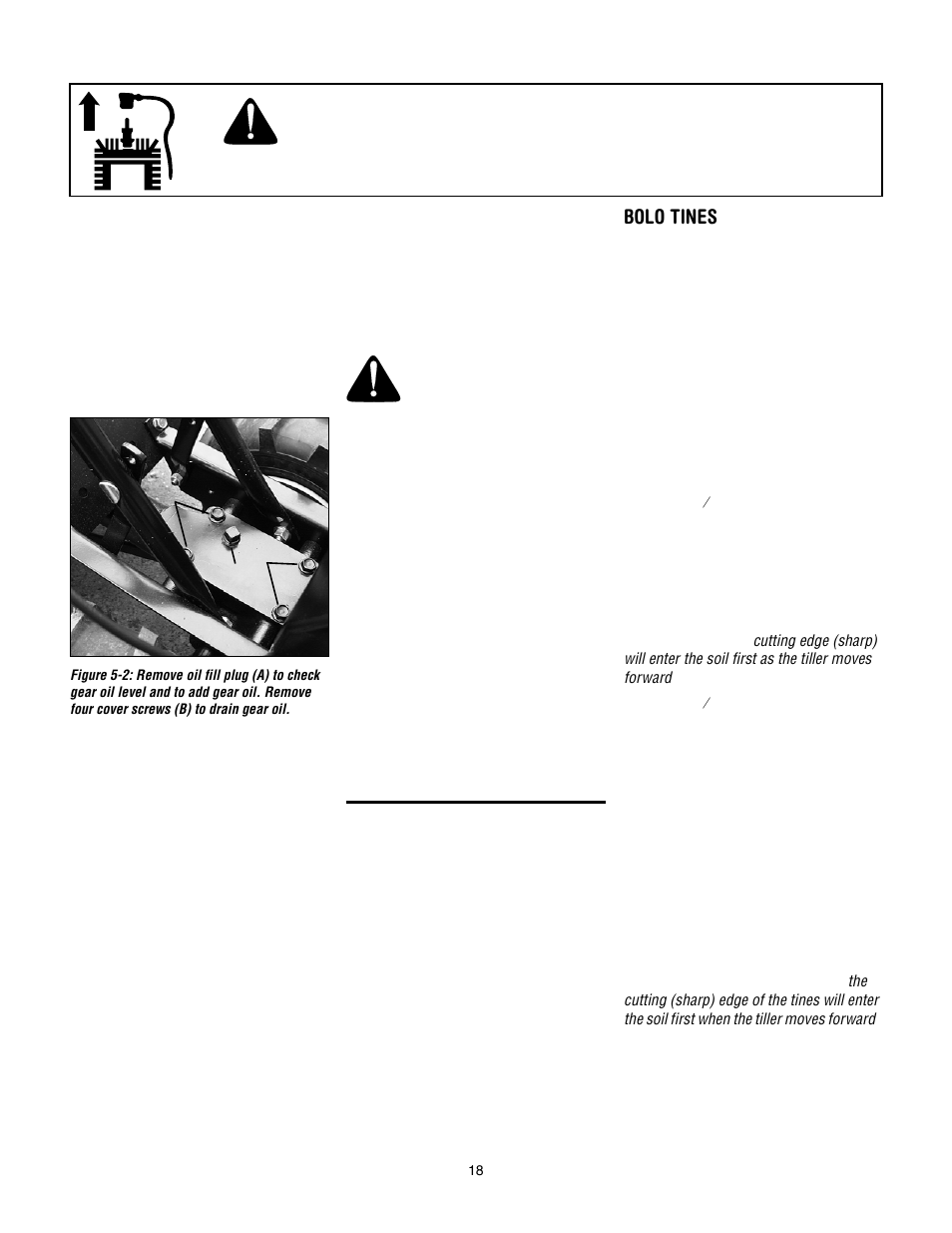 Bolo tines | Troy-Bilt 643D - Tuffy/Bronco CRT User Manual | Page 18 / 32