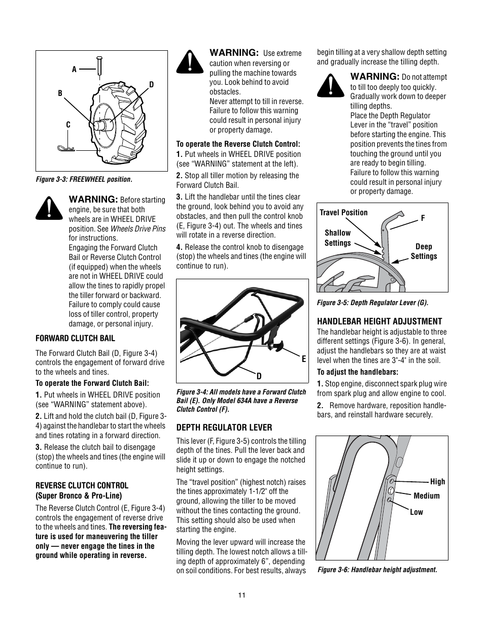 Troy-Bilt Super Bronco User Manual | Page 11 / 32