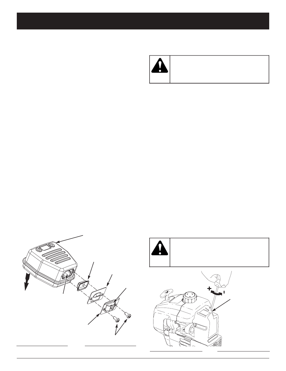 Warning, Maintenance and repair instructions | Troy-Bilt TB15CS User Manual | Page 15 / 64