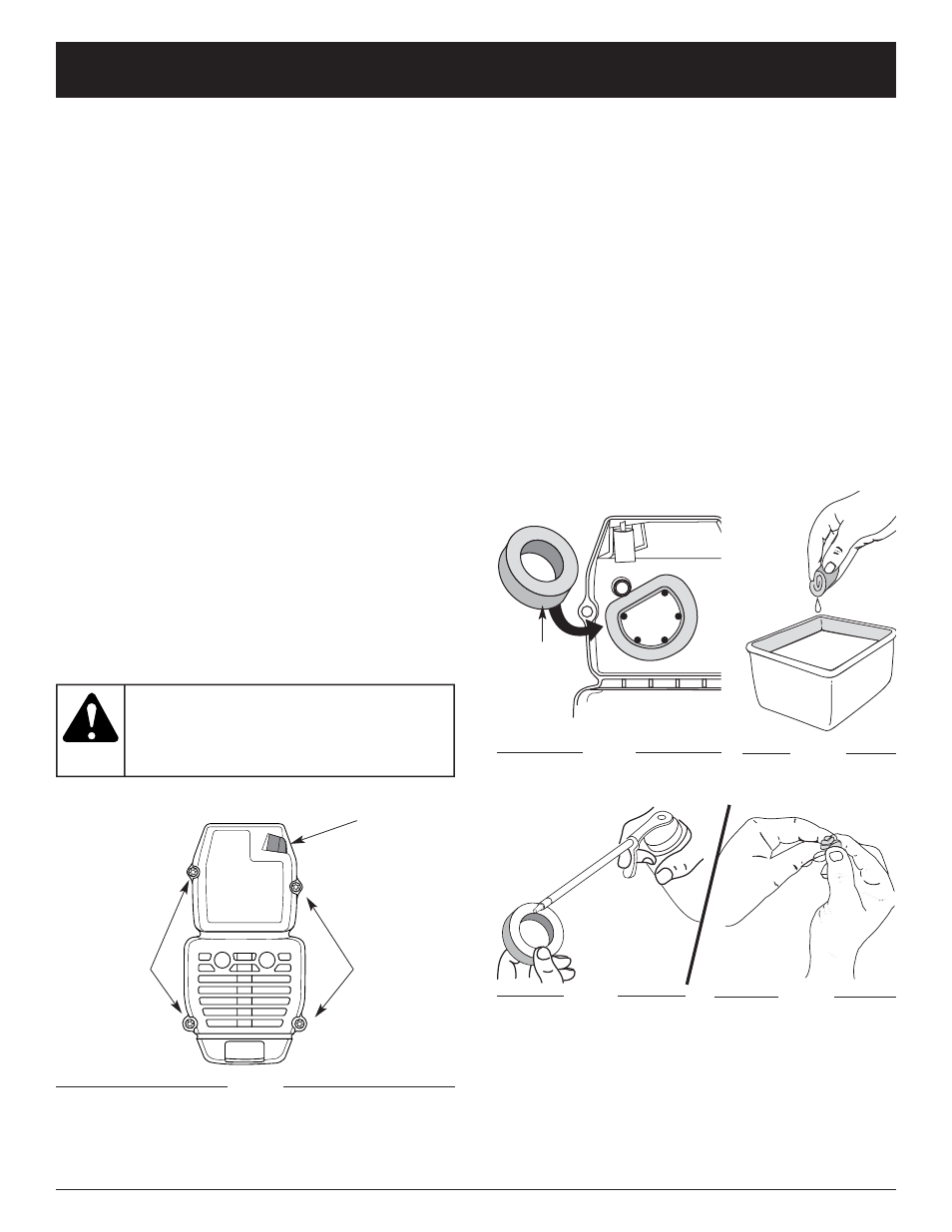 Advertencia, Instrucciones de mantenimiento y reparacion | Troy-Bilt TB15CS User Manual | Page 54 / 64