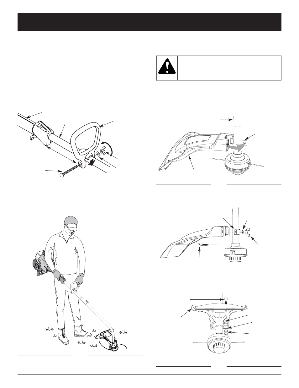 Warning, Assembly instructions | Troy-Bilt TB15CS User Manual | Page 7 / 64